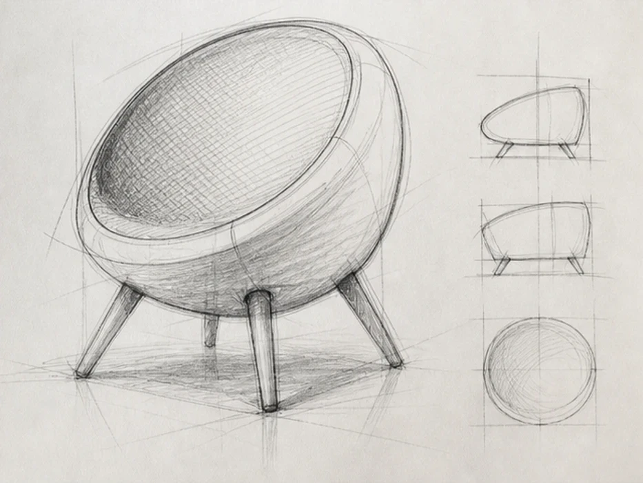 Renderiza conceptos de diseño de producto